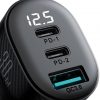 Joyroom auto lādētājs JR-CCD04 30W 4A 2x USB-C 1x USB-A PD QC 3.0