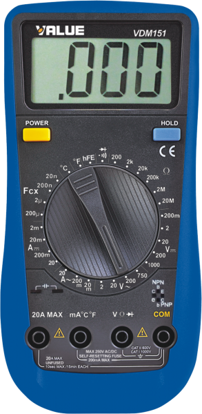 ЦЕННЫЙ ЦИФРОВОЙ МУЛЬТИМЕТР ВДМ-151