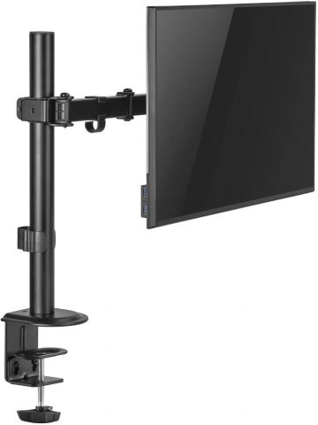 Pööratav lauakinnitus 1 monitorile Spacetronik SPA-112