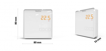 Беспроводной комнатный контроллер R-8Z Tech Controls, черный Беспроводной комнатный контроллер R-8Z Tech Controls, черный