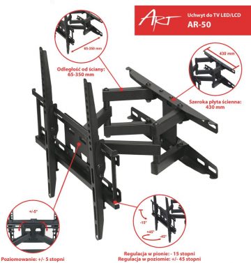 ART LED/LCD seinakinnitus 23-60