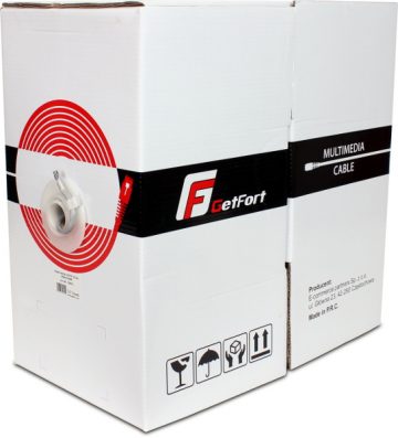 Кабель GETFORT CAT.5E U/UTP PVC 1m