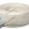 Koaksiālais kabelis ar barošanas avotu videonovērošanai WHITE K60+2x0.5mm2 ELEKTROKABEL 1m