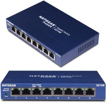 NETGEAR SLĒDZIS GS108GE