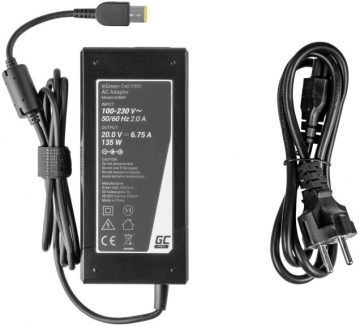 LENOVO LAPTOPU UZLĀDZĒJU PLATNE Green Cell PRO AD68P 20V 6.75A 135W Slim Tip