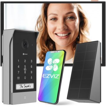 Ezviz EP7 2K Wi-Fi IP65 viedo video durvju tālrunis