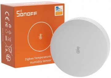 ZigBee Sonoff SNZB-02P inteliģentais temperatūras un mitruma sensors