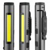 Patikra COB LED UV lazerio šviesa everActive PL-350R 350 liumenų IP54 dirbtuvių šviesa su magnetu