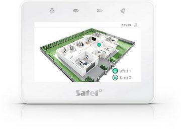 SATEL 4,3" INT-TSG2R-W puuteekraaniga klaviatuur valge