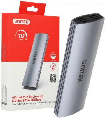 Unitek S1230A M.2 NVMe/SATA 10 Gbps disku korpuss