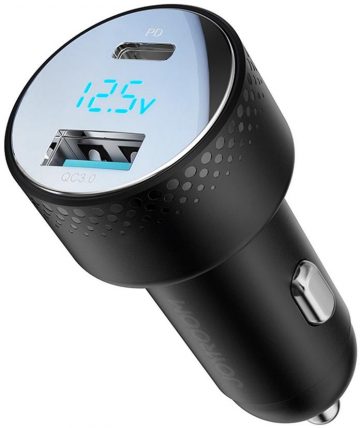 Автомобильное зарядное устройство Joyroom JR-CCD01 53 Вт 3,0 А PD 3.0 QC 3.0 1x USB-A 1x USB-C Автомобильное зарядное устройство Joyroom JR-CCD01 53 Вт 3,0 А PD 3.0 QC 3.0 1x USB-A 1x USB-C