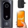 Bezvadu durvju zvans ar Wi-Fi kameru Tuya EasyCam EC-VDB2
