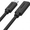 Unitek pagarinātājs C14086BK USB-C 10Gbps 4K PD 100W 50cm