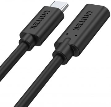 Unitek pagarinātājs C14086BK USB-C 10Gbps 4K PD 100W 50cm
