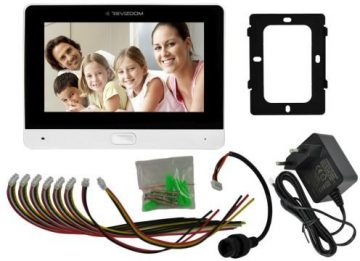 Video durvju tālrunis REVIZOOM RM-T471HD WHITE/RC-411HD-CK