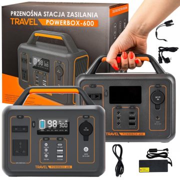 Volt Polska TRAVEL POWERBOX OPTI 600 portatīvā elektrostacija