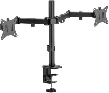 Artikulējošs galda stiprinājums 2 monitoriem Spacetronik SPA-120