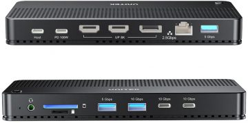 Unitek D1104A01 13in1 MST HDMI DP 8K PD 100W prijungimo stotelė