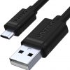 Unitek Y-C451GBK mobilusis microUSB-USB 2.0 laidas 1M