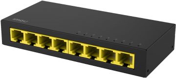 Komutators Imou 8 pieslēgvietu SG108 metāla korpusā