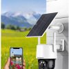 EasyCam IP PTZ kamera saules bezvadu WiFi Tuya 3MP 4x tālummaiņa EC-3PT4DL-S