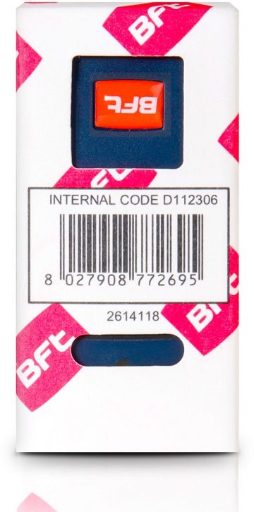 4 kanālu tālvadības pults BFT MITTO COOL C4 433,92 MHz (D112318)