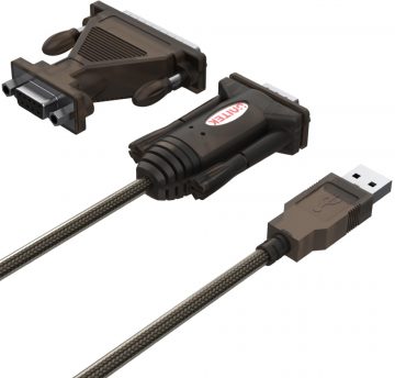 Переходник Unitek Y-105A USB 1xRS-232 на DB9F/DB25M Переходник Unitek Y-105A USB 1xRS-232 на DB9F/DB25M