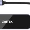 Unitek D1084A USB-C 3.1 RJ-45 3xUSB-A HDMI 4K PD100W šakotuvas Unitek D1084A USB-C 3.1 RJ-45 3xUSB-A HDMI 4K PD100W šakotuvas