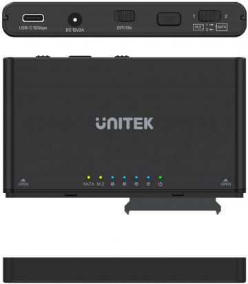 Мост/станция клонирования Unitek S1222A для дисков SATA и M.2
