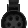 PĀRVADES PĀRVIENOTĀJS ZAĻA ŠĶĒRAINAIS VIETAS SITSTS CEE 16A 400V 5P UZ SCHUKO 230V EVAK01