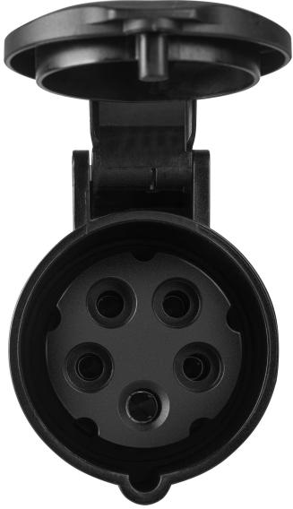 PĀRVADES PĀRVIENOTĀJS ZAĻA ŠĶĒRAINAIS VIETAS SITSTS CEE 16A 400V 5P UZ SCHUKO 230V EVAK01