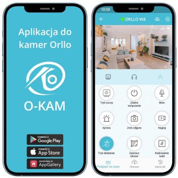 IP kamera Orllo Mini Wireless GSM 4G LTE ORLLO W8 PRO SIM kamera