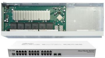MIKROTIK MARŠRUTĒŠANAS PLATE CRS326-24G-2S+RM