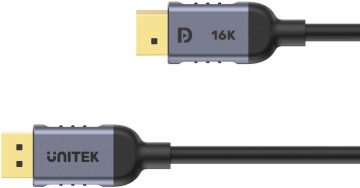 Unitek DisplayPort 2.1 8K@120Hz 1,5m kaabel