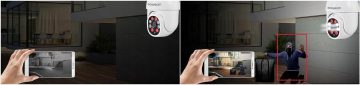 EasyCam EC-3PT4L4IR-AI āra WiFi Tuya 3MP rotējošā IP kamera 4xZoomEasyCam EC-3PT4L4IR-AI āra WiFi Tuya 3MP rotējošā IP kamera 4xZoom
