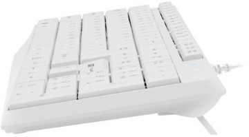 Natec Nautilus Slim vadu tastatūra balta
