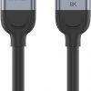 Unitek HDMI 2.1 8K 60 Hz kaabel, must, 2 m