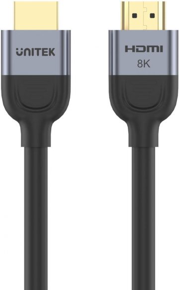 Unitek HDMI 2.1 8K 60 Hz kaabel, must, 3 m