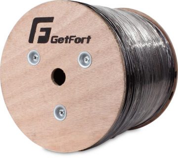 Кабель GETFORT CAT.5E F/UTP с УФ-гелевым наполнением 1м