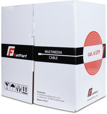 GETFORT CAT.6 U/UTP PVC KĀBELIS 1m