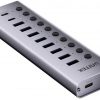 Unitek Hub USB C/USB A 10in1 5Gbps ar pieslēgvietu slēdžiem Unitek Hub USB C/USB A 10in1 5Gbps ar pieslēgvietu slēdžiem