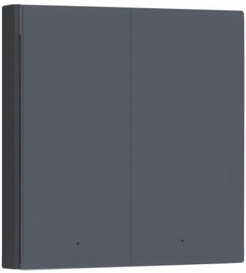 Aqara Smart Wall Switch H1 Hall topelt ilma neutraalita