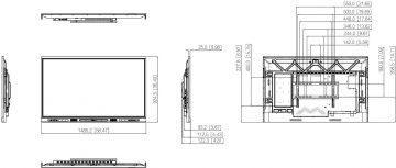 DAHUA INTERAKTĪVĀS TĀFELES MONITORS LPH65-ST420
