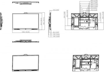 DAHUA INTERACTIVE WHITEBOARD MONITOR LPH65-MC470-P