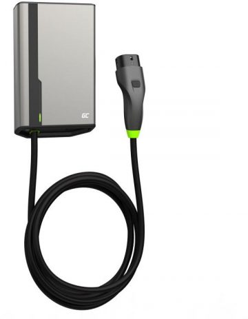 EV Wallbox lādētājs Green Cell HabuDen EVGC021A2250 22kW TYPE 2 5M GC App BT Wi-Fi