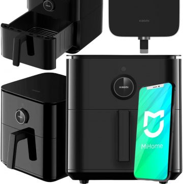 Xiaomi Smart Air Fryer fritēze bez taukiem 6,5L melna