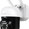EasyCam IP āra WiFi PTZ kamera LED 25m Tuya 3MP 4 x tālummaiņa EC-3PT12L16IR-AI