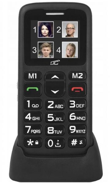 PS LTC TĀLRUNIS SENIORIEM BT MOB10 BLACK LXMOB10