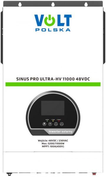 SinusPro Ultra-HV 11000 48V/230V 5200/11000W 100A MPPT (450V) Solar Inverter SinusPro Ultra-HV 11000 48V/230V 5200/11000W 100A MPPT (450V) Solar Inverter