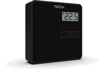 Kahe olekuga juhtmega ruumikontroller Must ST-294v1 Tech kontroller